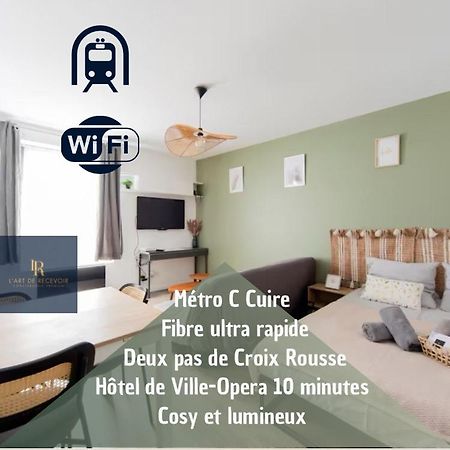 Art De Recevoir - L'Ecrin De Margnolles - Croix Rousse - Metro C-Cuire Caluire-et-Cuire Eksteriør billede